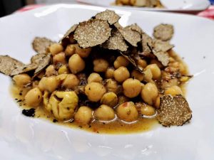 chickpeas and truffle soup