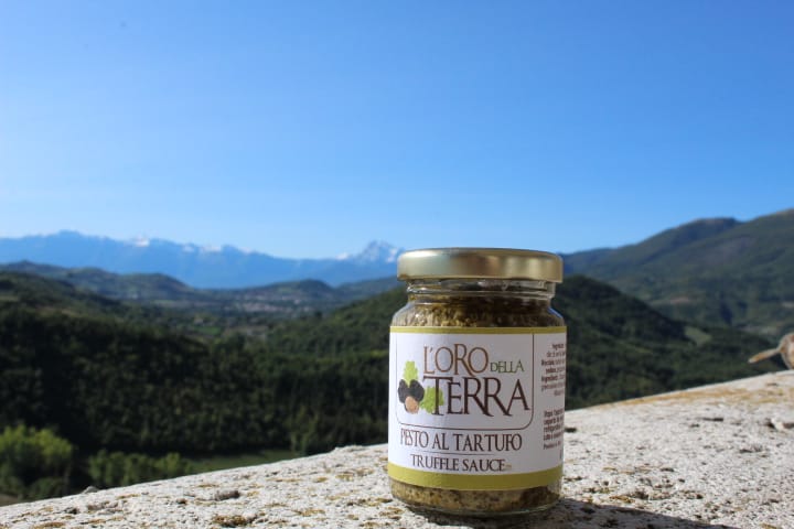 truffle pesto sauce from italiy